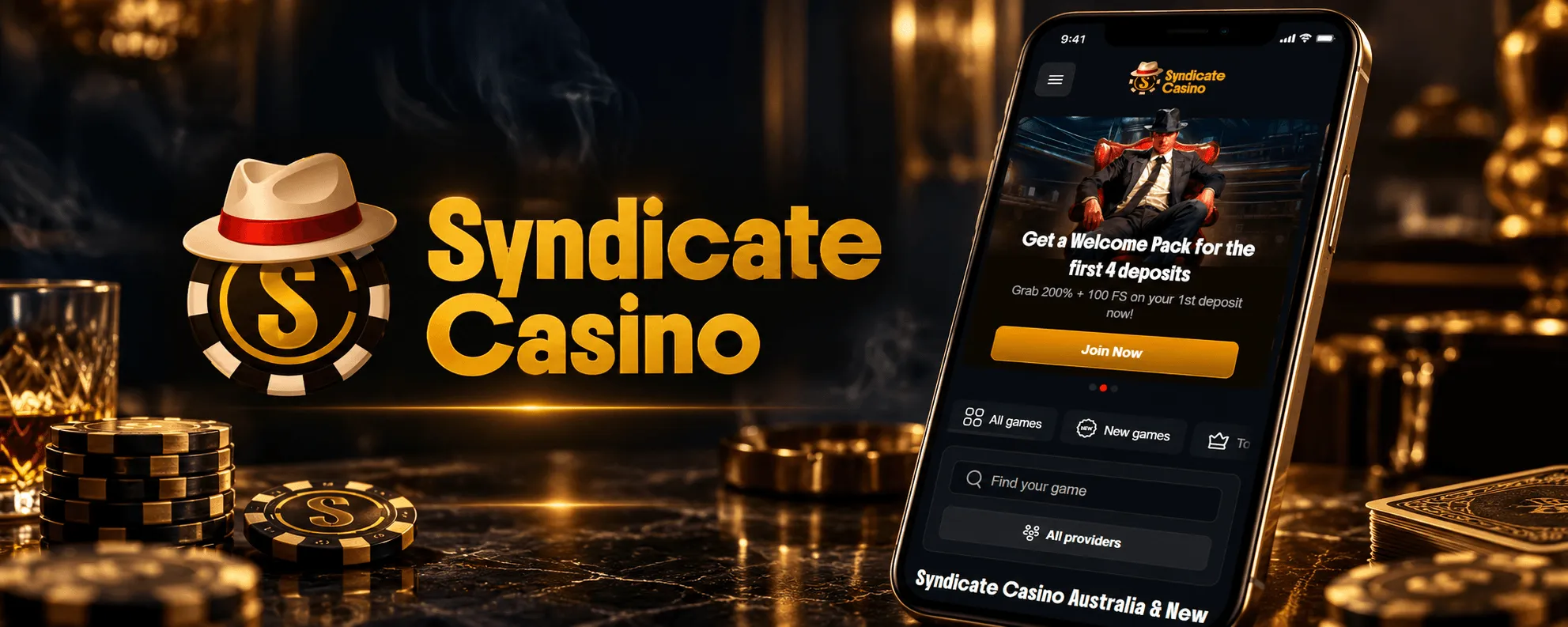 Syndicate Casino App-Screenshot
